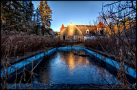 the inground pool