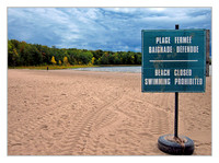 beach closed