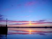 sunrise at the dock