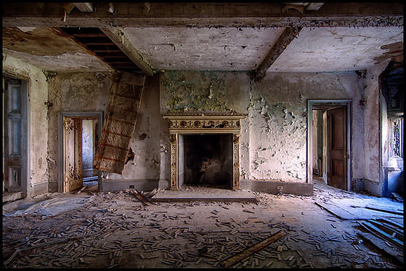 old fireplace